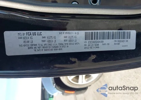 2016 Dodge Charger Se from USA, damaged, VIN 2C3CDXBG5GH241034